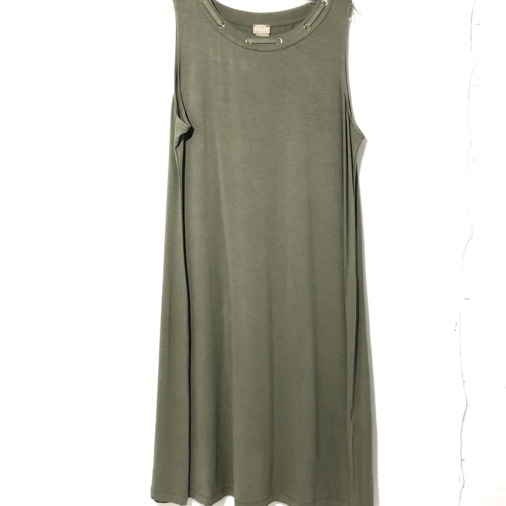 Chico’s Grommet Detail Knit Dress
